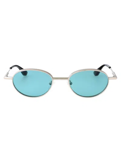 Alexander Mcqueen Sunglasses In Blue