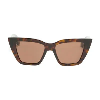 Alexander Mcqueen Sunglasses In Brown
