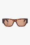 Alexander Mcqueen Sunglasses In Brown