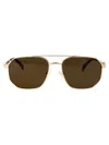 Alexander Mcqueen Alexander Mc Queen Sunglasses Am0458 S 002 In Gold
