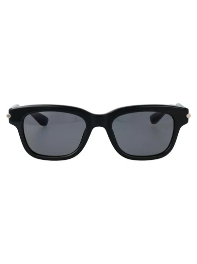 Alexander Mcqueen Sunglasses In Green-green-grey