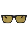 Alexander Mcqueen Am0495s Sunglasses In Grey-grey-yellow