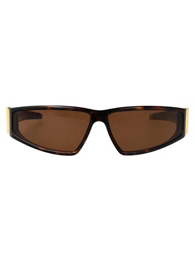 Alexander Mcqueen Sunglasses In Havana-havana-brown