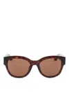 Alexander Mcqueen Am0509sa Acetate Sunglasses In Marrón