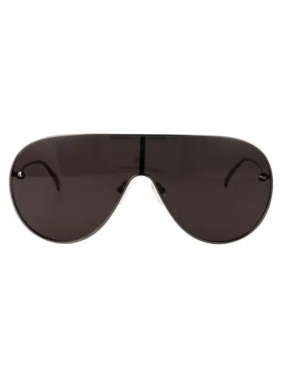 Alexander Mcqueen Sunglasses In Ruthenium-ruthenium-grey