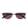 Alexander Mcqueen Sunglasses In Silver