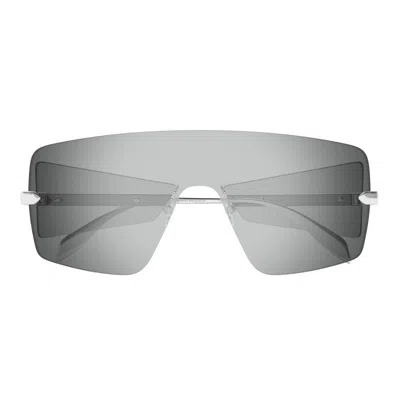 Alexander Mcqueen Sunglasses In Silver