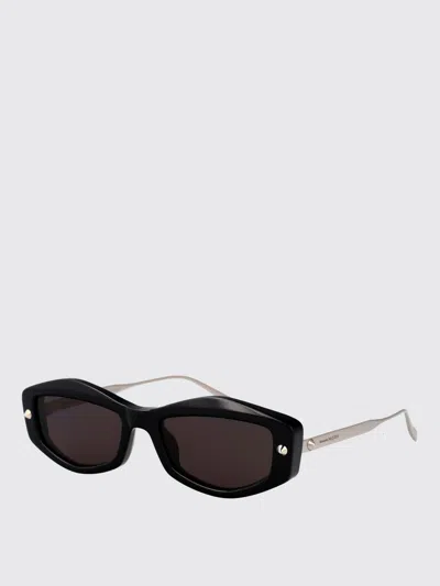 Alexander Mcqueen Sunglasses Woman Mcqueen In Black