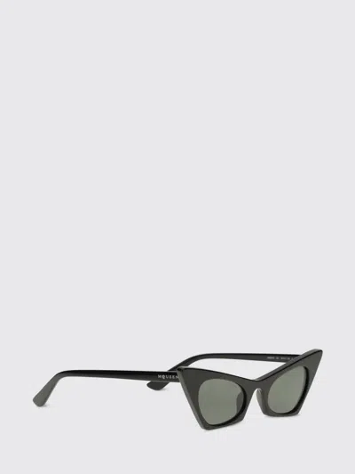 Alexander Mcqueen Sunglasses Woman Mcqueen In Black