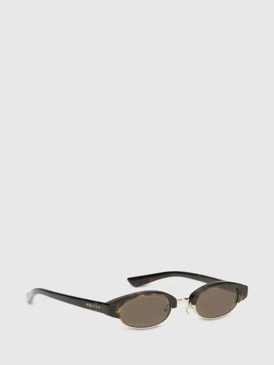Alexander Mcqueen Sunglasses Woman Mcqueen In Brown