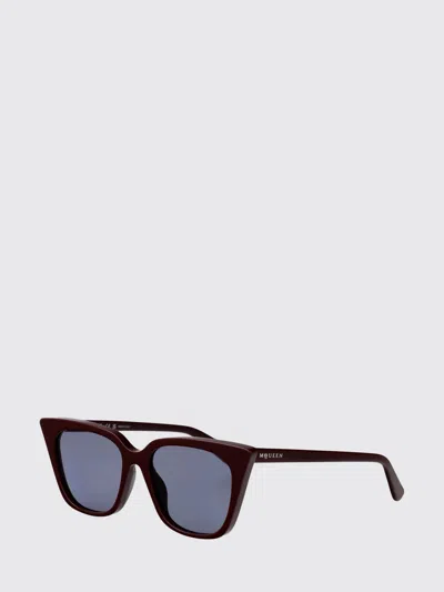 Alexander Mcqueen Sunglasses Woman Mcqueen In Brown