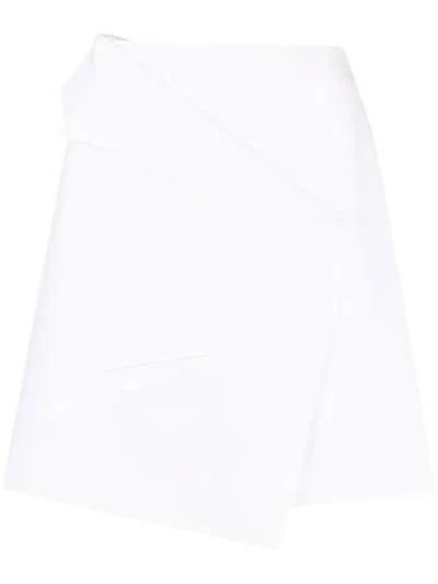 ALEXANDER MCQUEEN SUSTAINABLE GRAIN MINI SKIRT