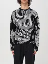 Alexander Mcqueen Abstract Pattern-jacquard Jumper In Black