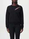 Alexander Mcqueen Woman Black Sweatshirts In Schwarz