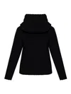 Alexander Mcqueen Chunky Ribbed Knit Sweater In Black