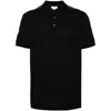 Alexander Mcqueen Organic Cotton Piquet Polo Shirt In Black