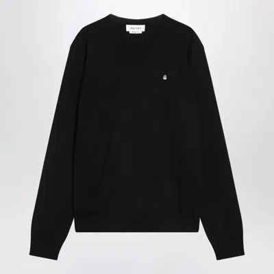 Alexander Mcqueen Inverted Skull Sweater In Black