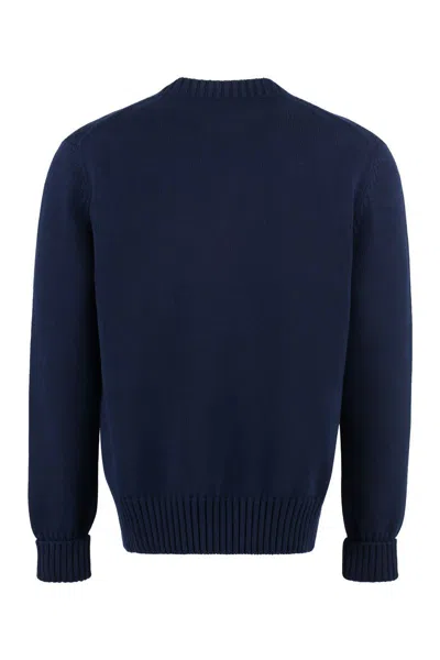 Alexander Mcqueen Sweater In Blue