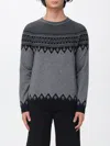 Alexander Mcqueen Mcqueen 'skull' Sweater In Gray