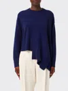 Alexander Mcqueen Sweater Mcqueen Woman Color Blue In Blue