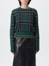 Alexander Mcqueen Sweater Mcqueen Woman Color Multicolor In Green
