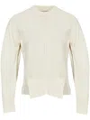 Alexander Mcqueen Chevron Corset Pullover Clothing In White