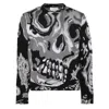 Alexander Mcqueen Abstract Pattern-jacquard Jumper