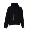 Alexander Mcqueen Hoodie With Drawstring Hood And Kangaroo Pocket In Black