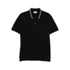 Alexander Mcqueen Polo Shirt With Logo On The Collar In Black