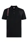Alexander Mcqueen Shoulder Strap T-shirt In Black