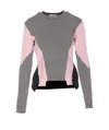 Alexander Mcqueen Houndstooth Sweater In Black