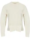 Alexander Mcqueen Chevron Corset Pullover Clothing In White
