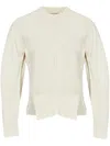 Alexander Mcqueen Chevron Corset Pullover Clothing In White