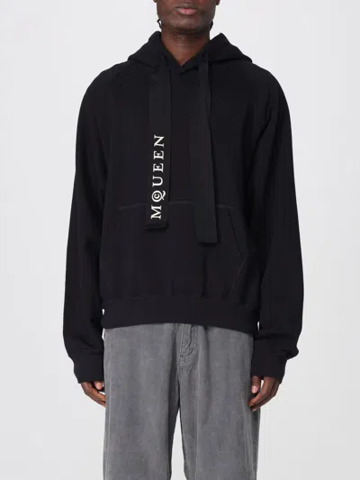 Alexander Mcqueen Sweatshirt Mcqueen Men Color Black In Blue