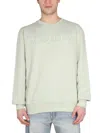 Alexander Mcqueen Alexander Mc Queen Sweatshirt With Logo Embroidery In Green