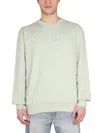 Alexander Mcqueen Alexander Mc Queen Sweatshirt With Logo Embroidery In Green