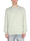 Alexander Mcqueen Alexander Mc Queen Sweatshirt With Logo Embroidery In Green