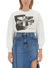 Alexander Mcqueen Alexander Mc Queen Photographic Orchid T Shirt In White