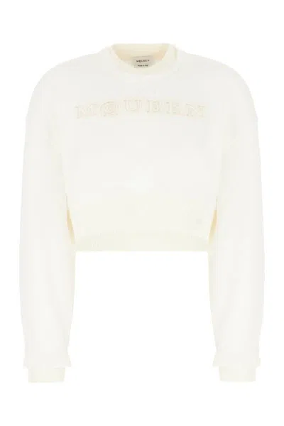 Alexander Mcqueen Sweatshirts In Neutral