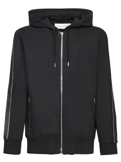 Alexander Mcqueen Sweatshirts In Black