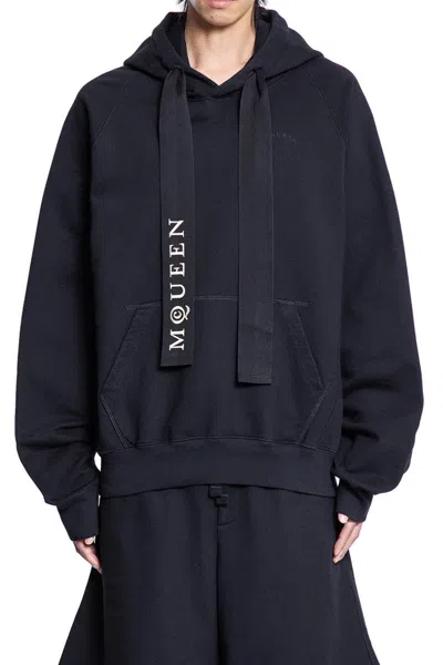Alexander Mcqueen Sweatshirts In Black