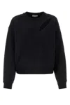 Alexander Mcqueen Woman Black Sweatshirts In Black