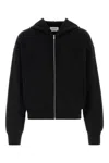 Alexander Mcqueen Black Cotton Sweatshirt In Black
