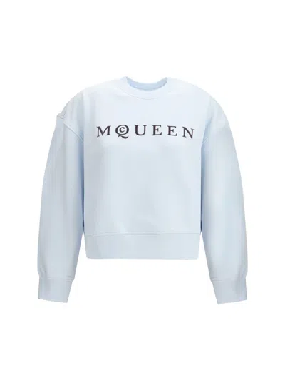 Alexander Mcqueen Sweatshirts In Blue