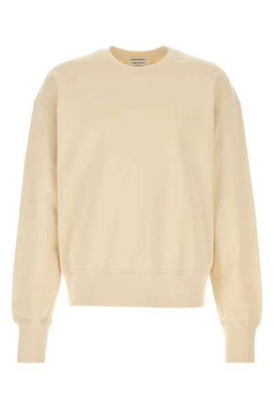 Alexander Mcqueen Cotton Sweatshirt Structured Cuffs And Hem In Neutral