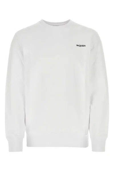 Alexander Mcqueen Sweatshirts In White