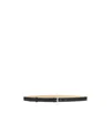 Alexander Mcqueen T-bar Waist Belt In Black