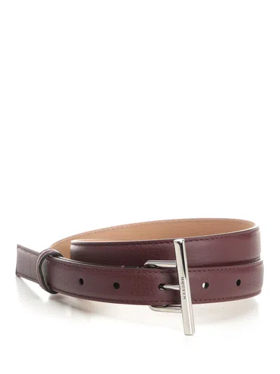 Alexander Mcqueen T-bar Belts Brown