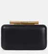 Alexander Mcqueen T-bar Box Clutch Bag In Black/gold