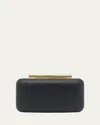 Alexander Mcqueen T-bar Box Clutch Bag In Black